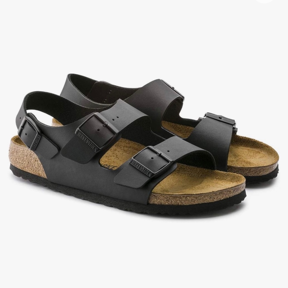 Birkenstock Milano Birko-Flor Black Size 38